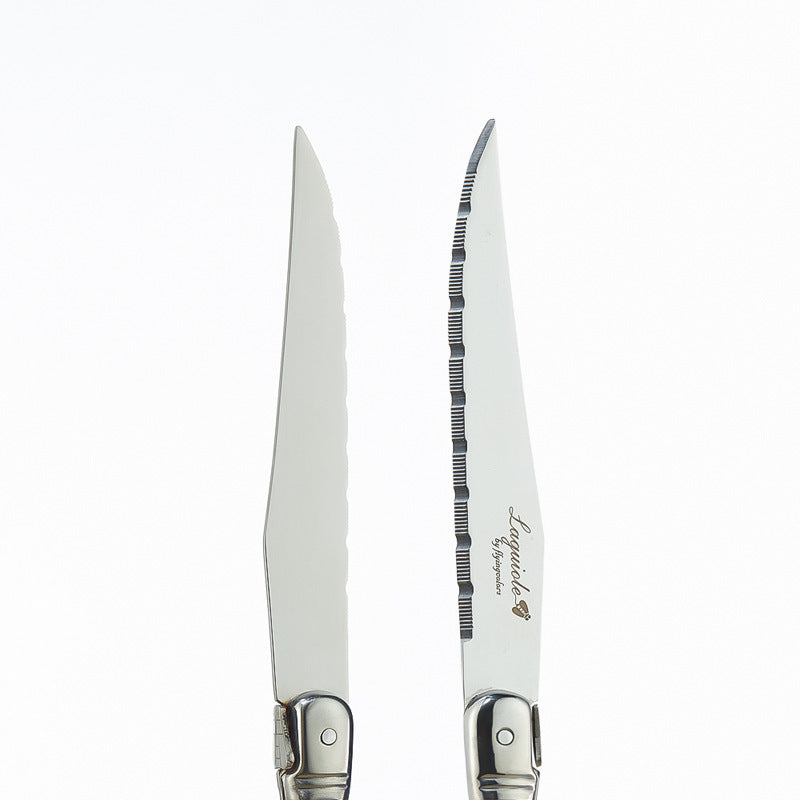 8-Piece Stainless Steel Steak Knife & Fork Set