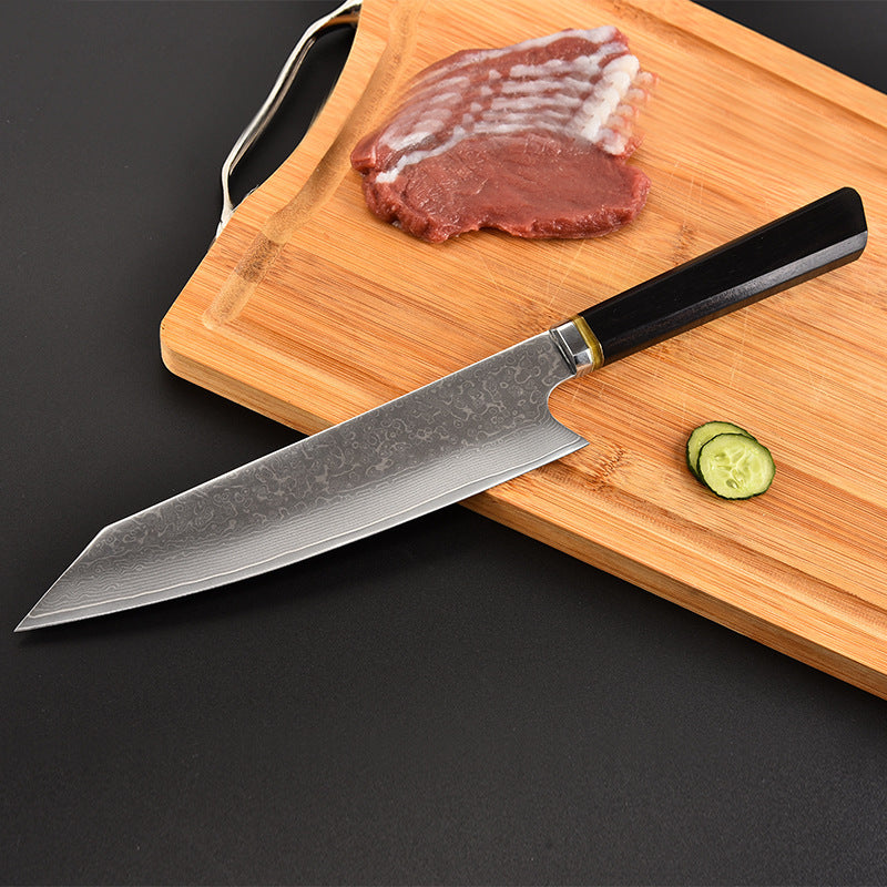 Damascus Steel VG10 Chef's Knife With Octagonal Handle