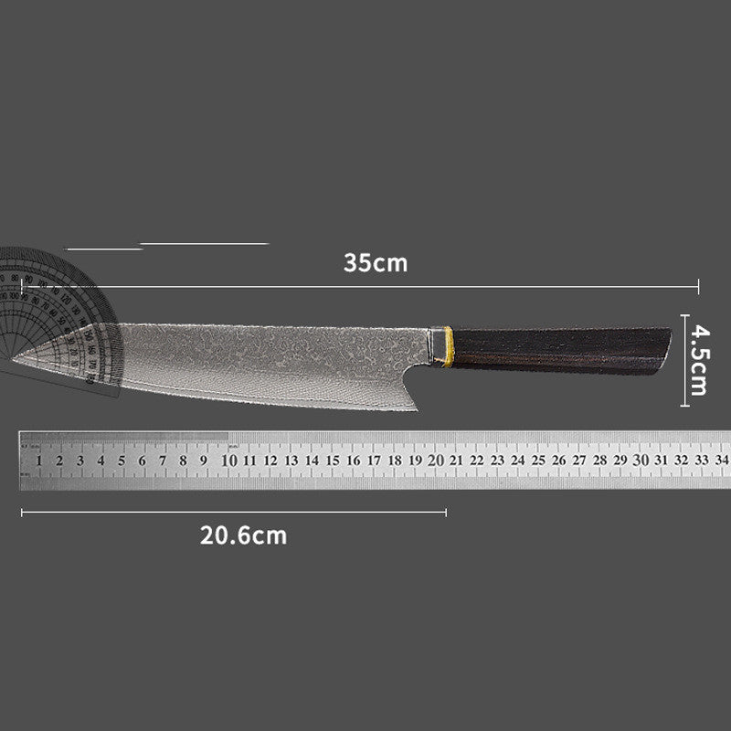 Damascus Steel VG10 Chef's Knife With Octagonal Handle