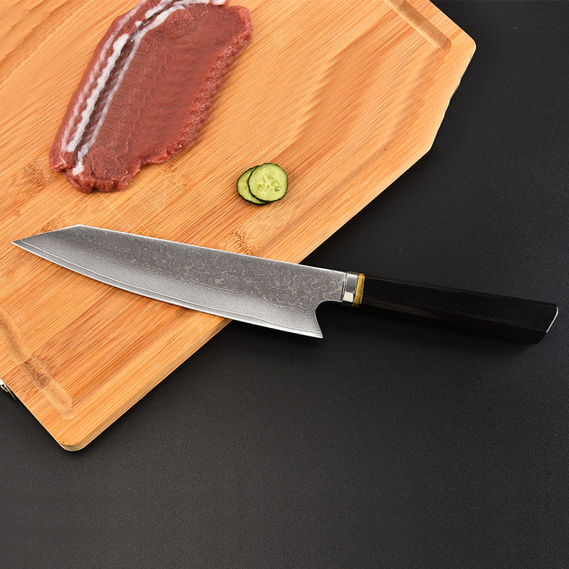 Damascus Steel VG10 Chef's Knife With Octagonal Handle