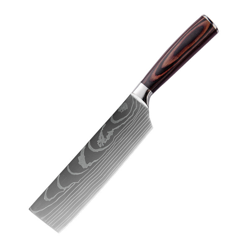 Japanese Cuisine Laser Pattern Knife Set