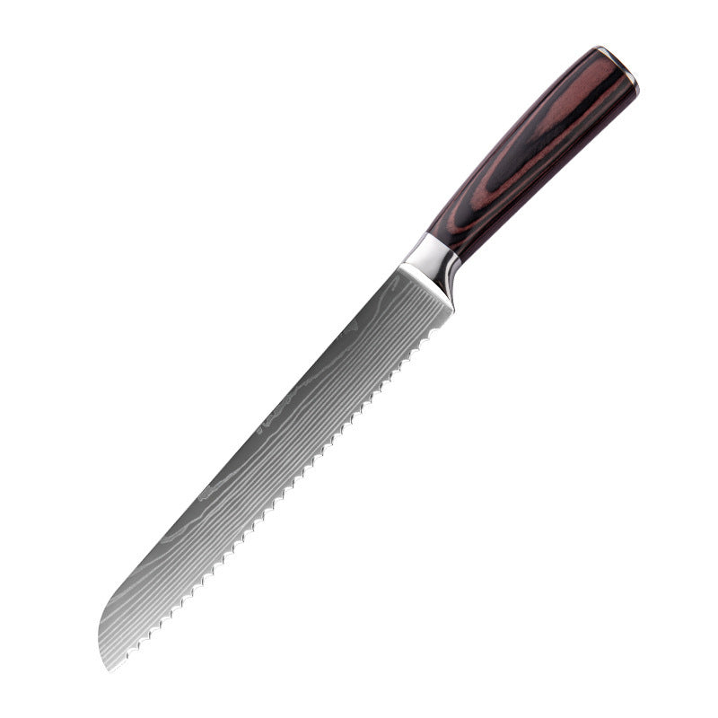 Japanese Cuisine Laser Pattern Knife Set