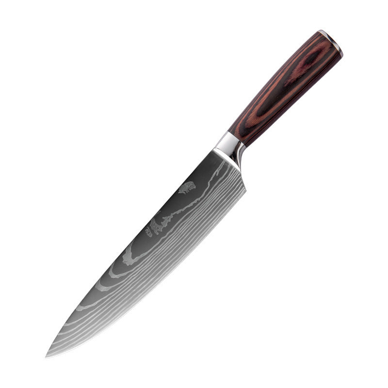Japanese Cuisine Laser Pattern Knife Set