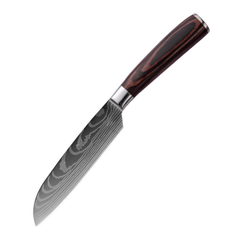 Japanese Cuisine Laser Pattern Knife Set