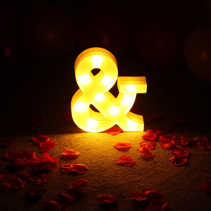 LED Letter & Number Lights