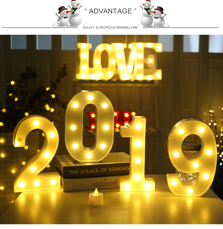 LED Letter & Number Lights