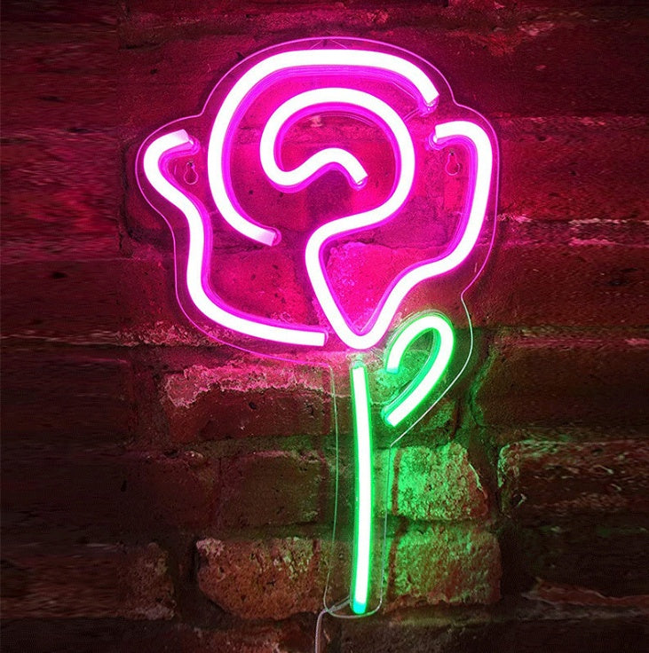 Led Transparent Backboard Neon Light