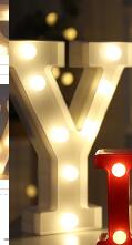 LED Letter & Number Lights