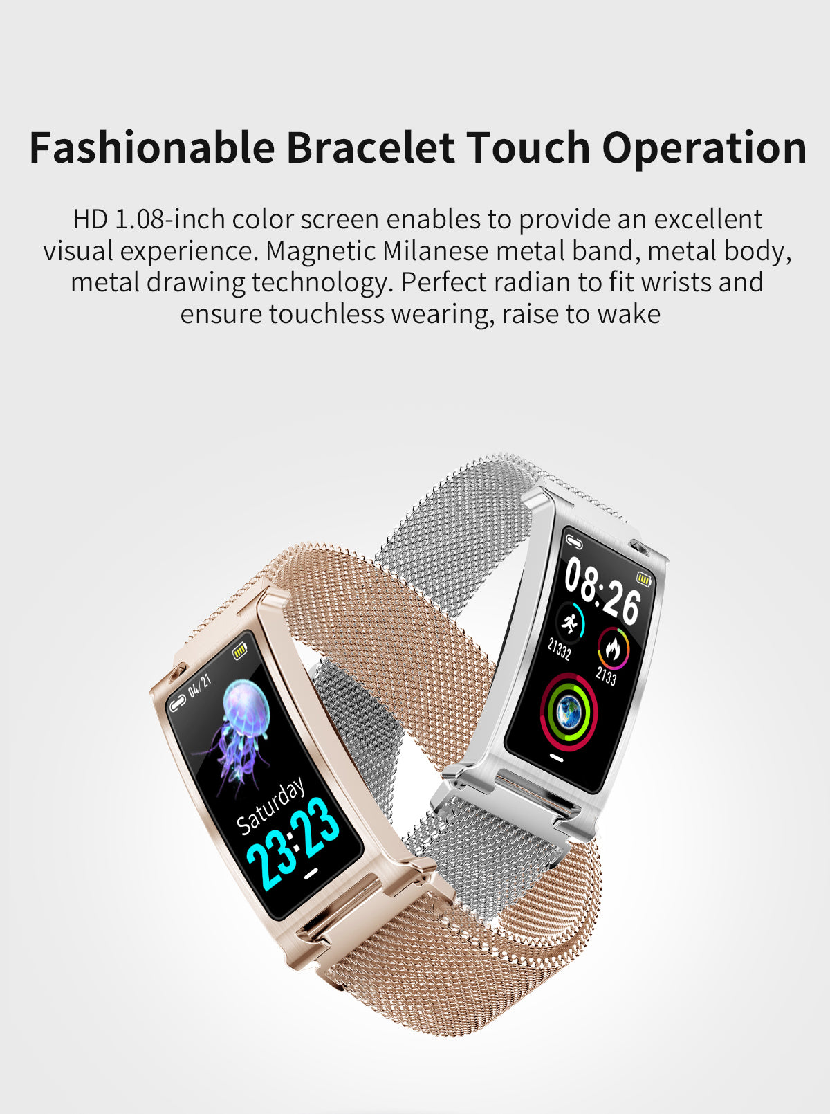 F8 Heart Rate Bracelet Sports Pedometer