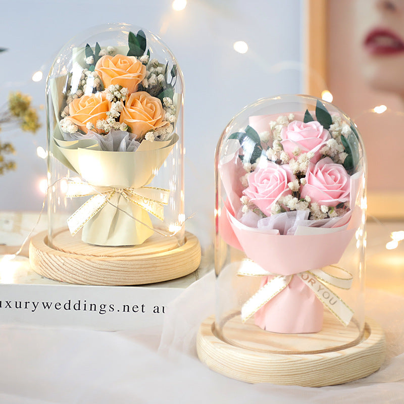 Glass Covered Bouquet