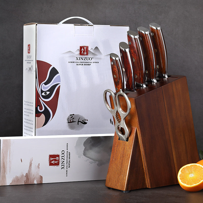 7 piece premium Damascus Chef Knife Set
