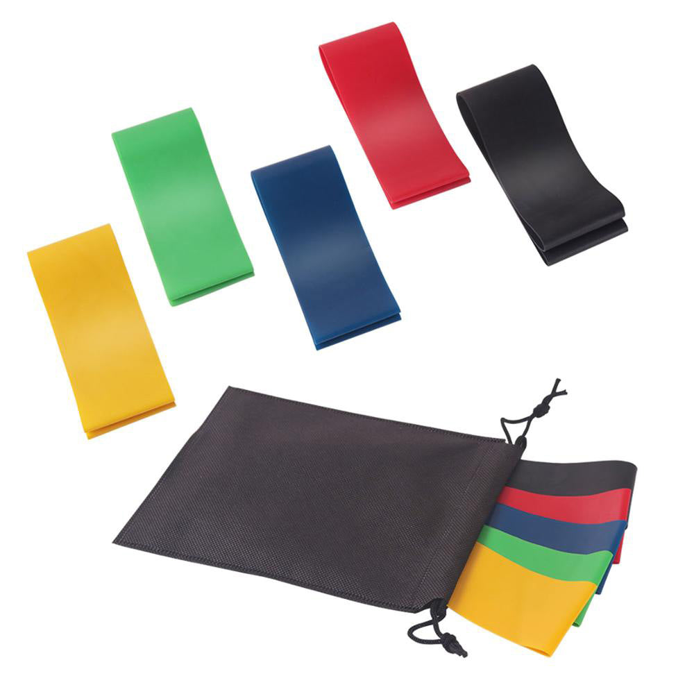 5 Level Resistance Yoga Training Elastic Bands