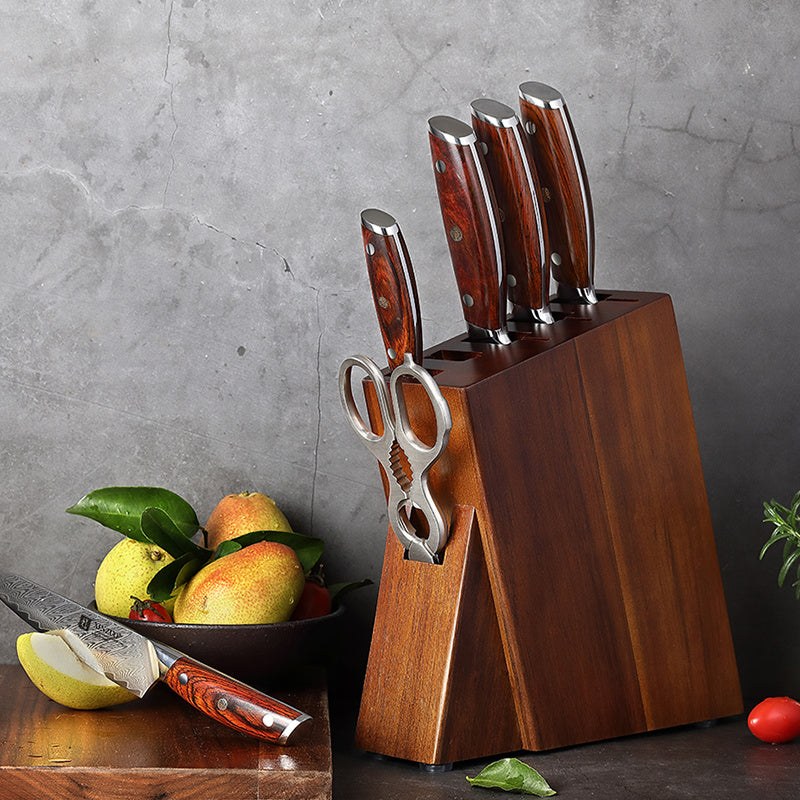 7 piece premium Damascus Chef Knife Set