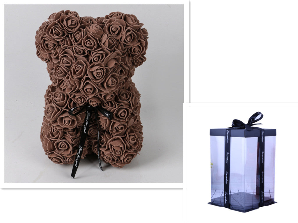 Rose Flower Teddy Bear