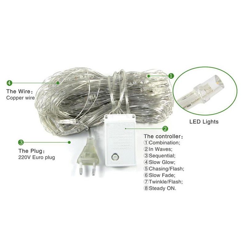 Christmas led lights string lights