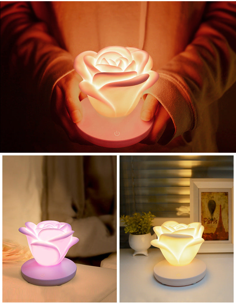 Rose shaped love light