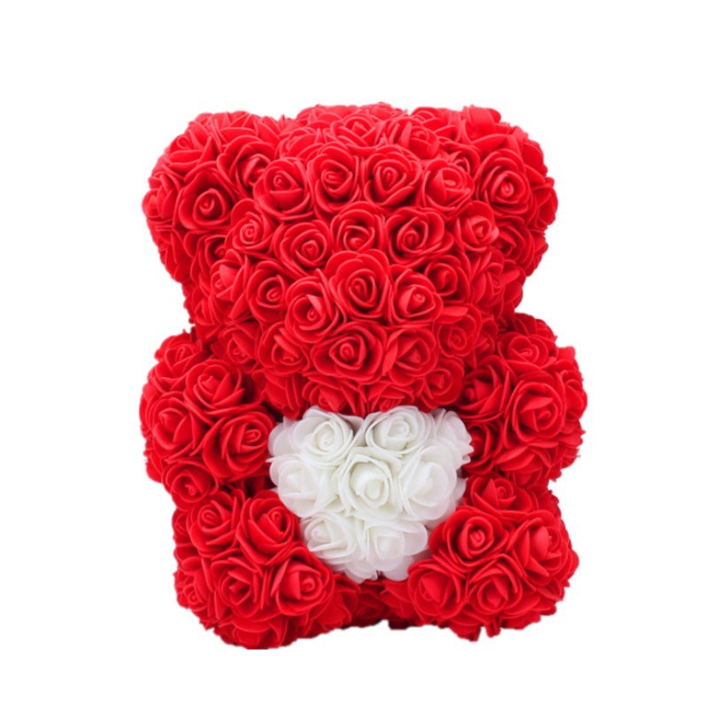 Rose Flower Teddy Bear