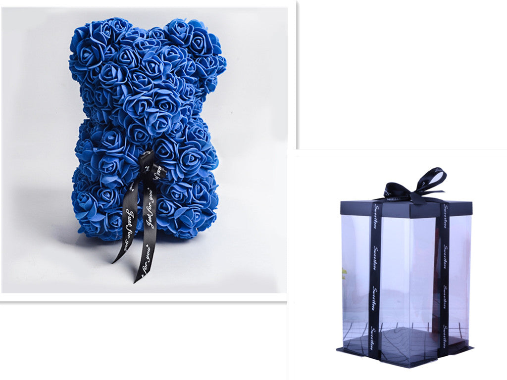 Rose Flower Teddy Bear