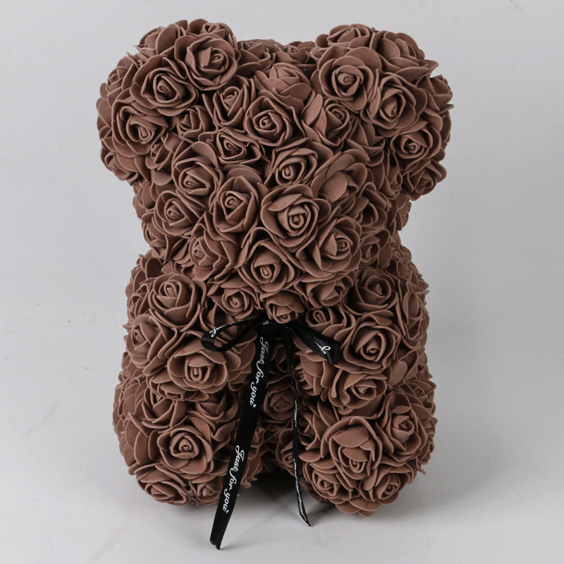 Rose Flower Teddy Bear