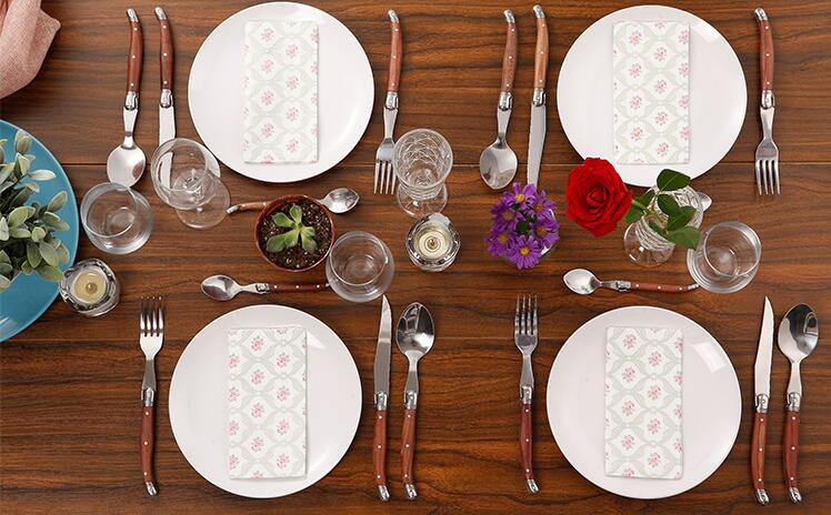 8-Piece Stainless Steel Steak Knife & Fork Set