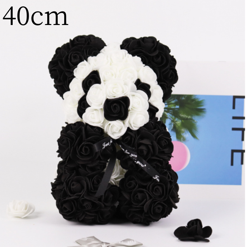 Rose Flower Teddy Bear