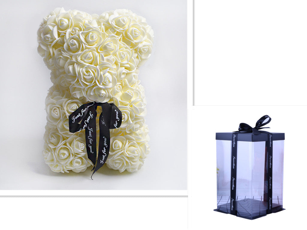 Rose Flower Teddy Bear