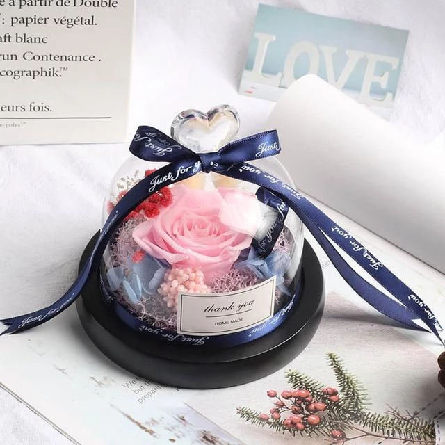 Preserved dried roses
