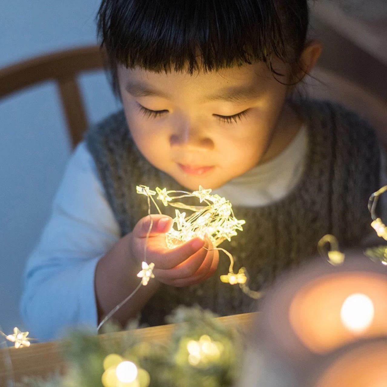 LED Copper Wire Five-pointed Star Lighting Chain