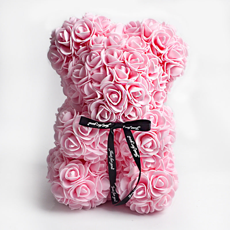 Rose Flower Teddy Bear