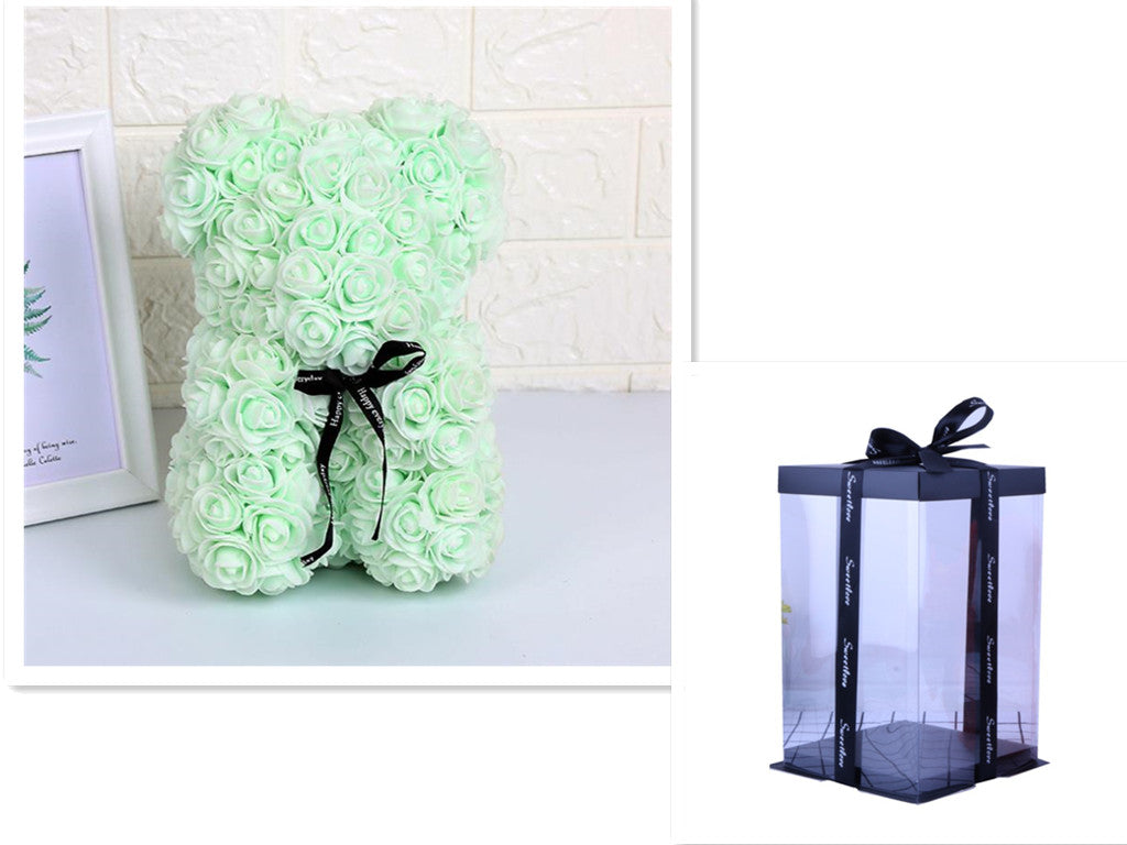 Rose Flower Teddy Bear