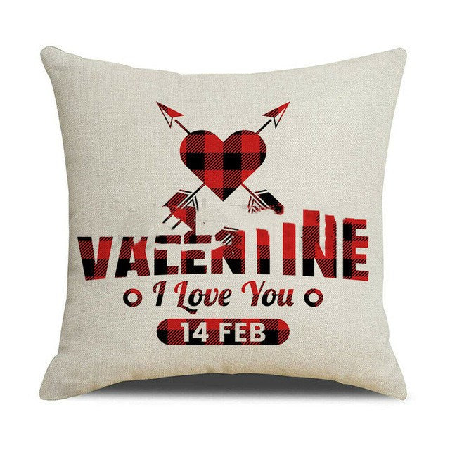 Love letters pillowcase cushion covers