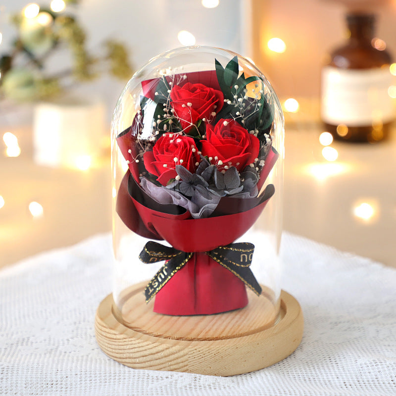 Glass Covered Bouquet