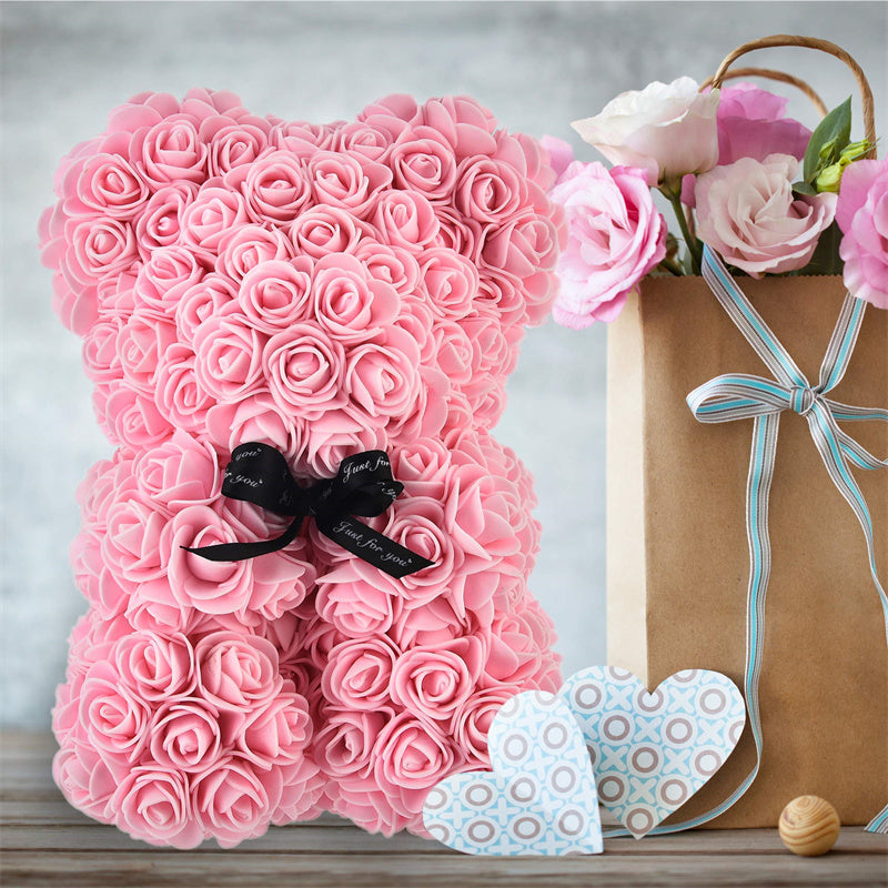 Rose Flower Bear