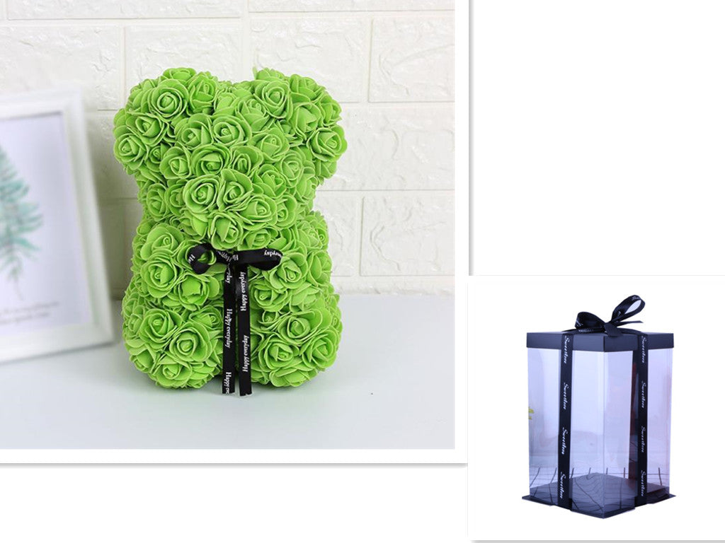 Rose Flower Teddy Bear