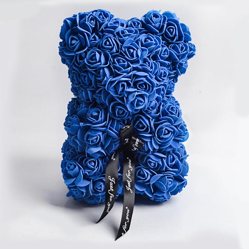 Rose Flower Teddy Bear