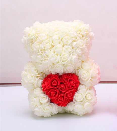 Rose Flower Teddy Bear