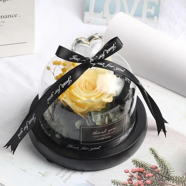 Preserved dried roses