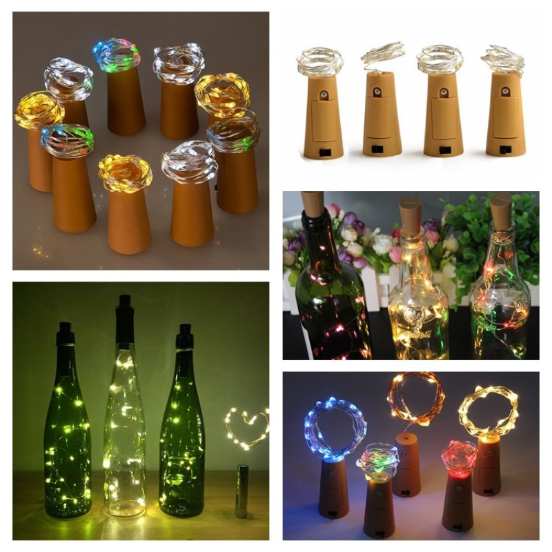 Wine Bottle Lights String 2M 20 Leds