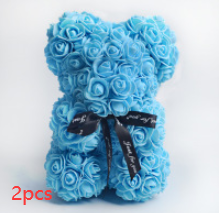 Rose Flower Teddy Bear