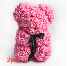 Rose Flower Teddy Bear