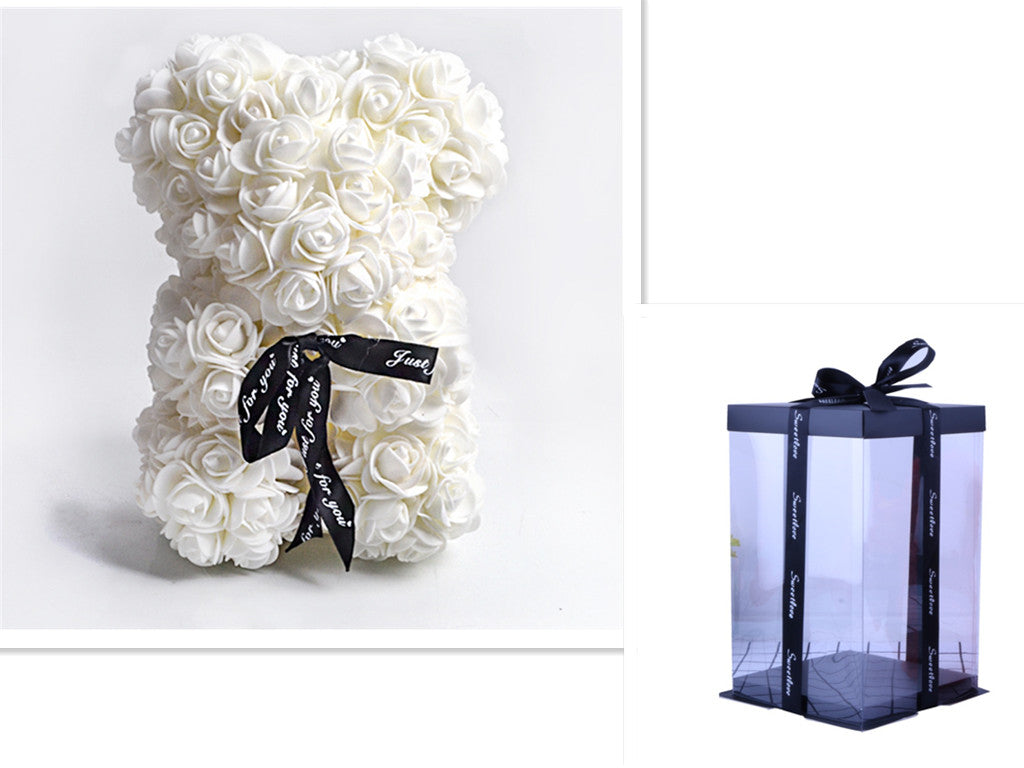 Rose Flower Teddy Bear