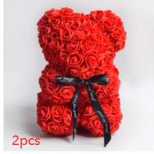 Rose Flower Teddy Bear