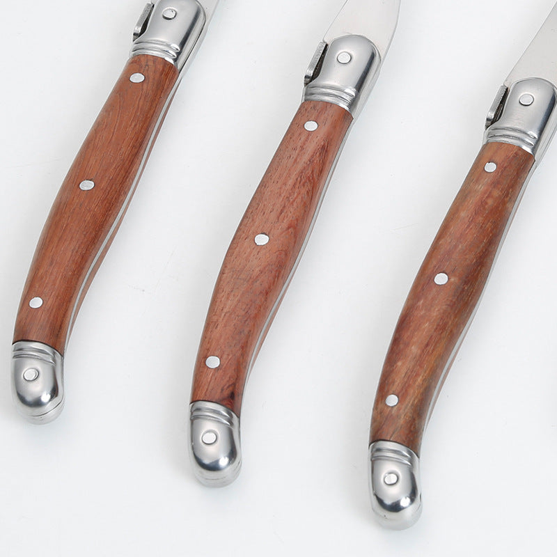 8-Piece Stainless Steel Steak Knife & Fork Set