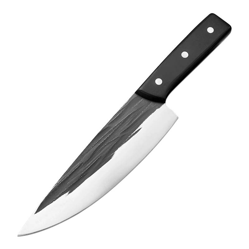 Forged Black Wood Butcher Knife