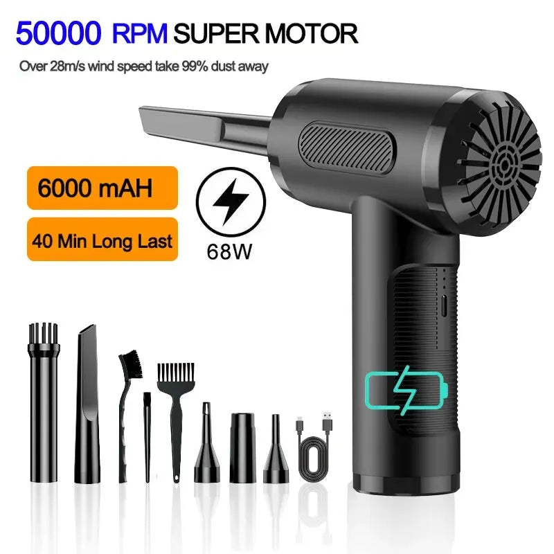 Battery powered Compressed Air Duster Blower
