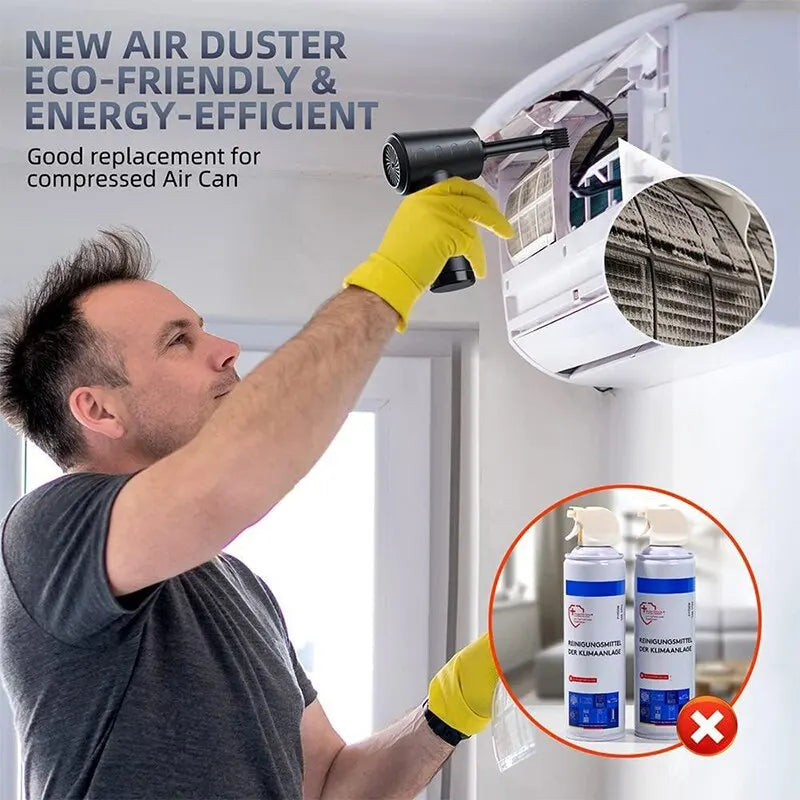 Battery powered Compressed Air Duster Blower