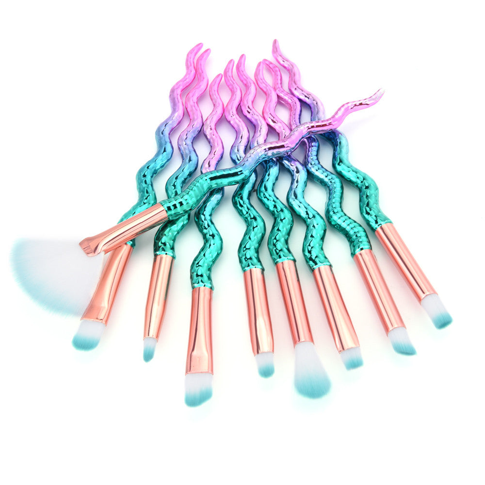 10 pcs makeup brush set