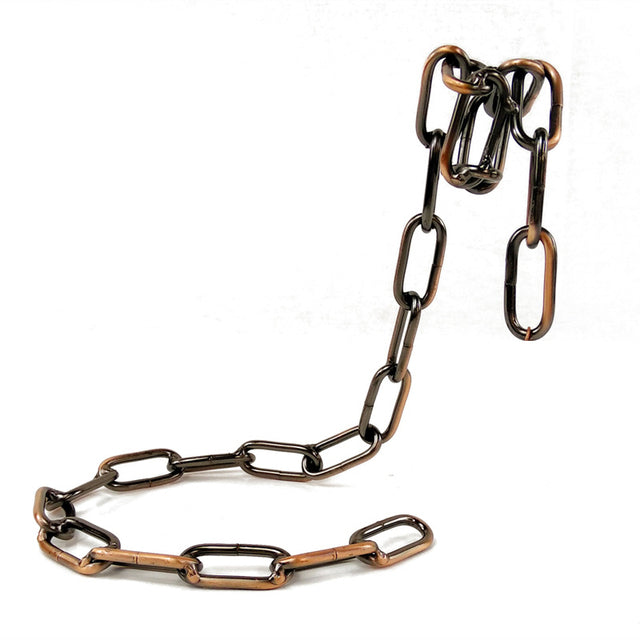 Coloured chain wine bottle holder