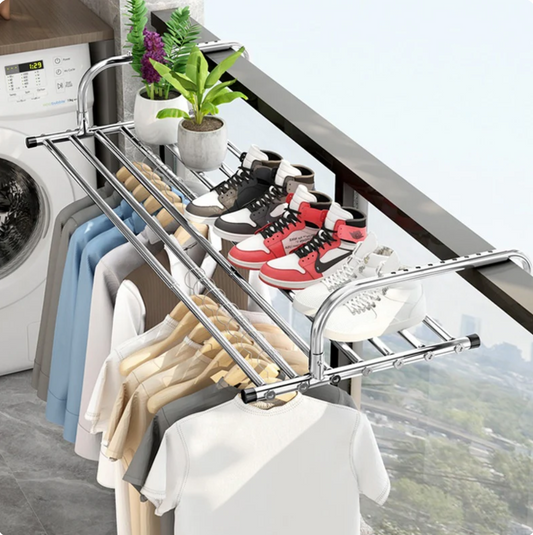 Clothes dryer for balconies and small spaces