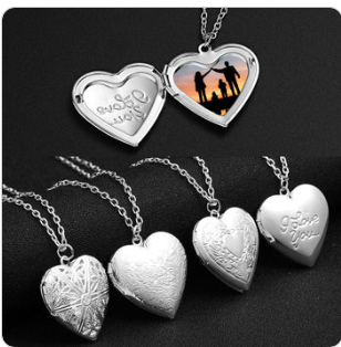 Heart shaped pendant necklace. A Timeless Elegance and Meaningful Gifts.